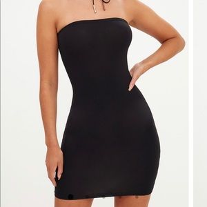 Black tube bodycon dress